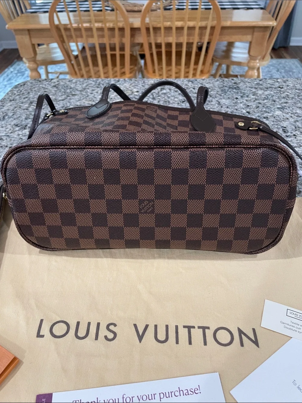 Louis Vuitton Neverfull PM Damier Ebene